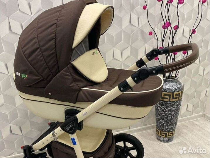 Коляска 3 в 1 Verdi Pepe eco