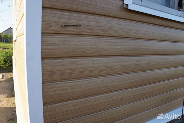 Сайдинг виниловый блок-хаус Тундра Клён