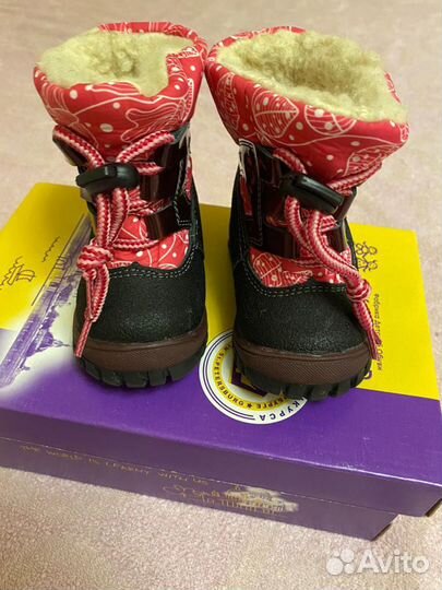 Сапоги зимние для девочки