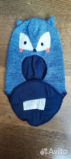 Шапка шлем для мальчика 46 48