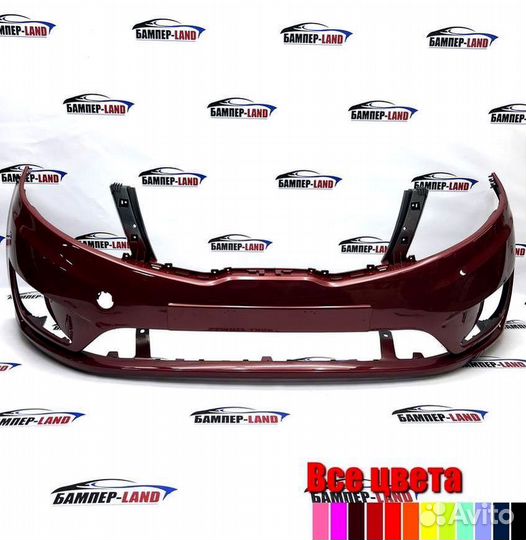 Бампер передний Kia Rio 3 2013 новый любой цвет