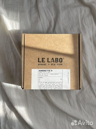 Духи le labo ambrette 9
