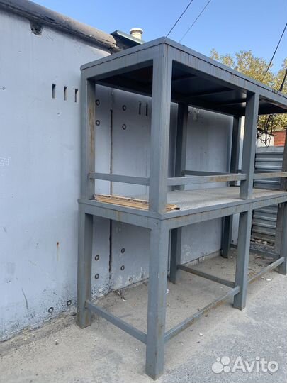 Стол слесарный (верстак, столярный) металлический