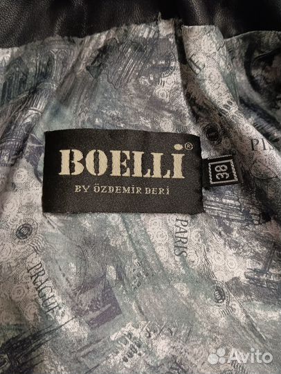 Куртка кожаная женская 38 Boelli натуральная кожа