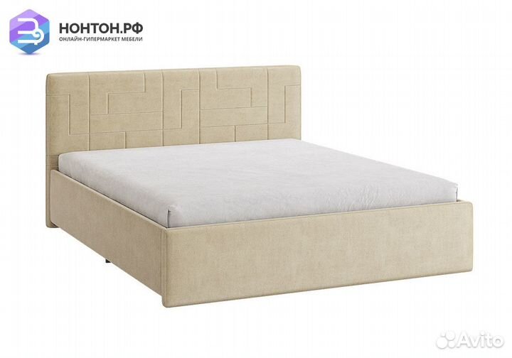 Кровать Лора 2 1.6 м карамель