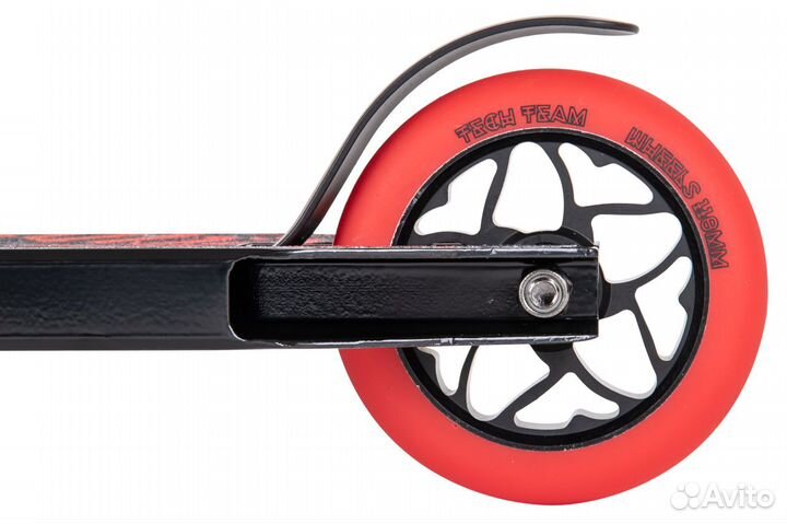 Самокат TechTeam Duker 101 чёрно-красный 2022