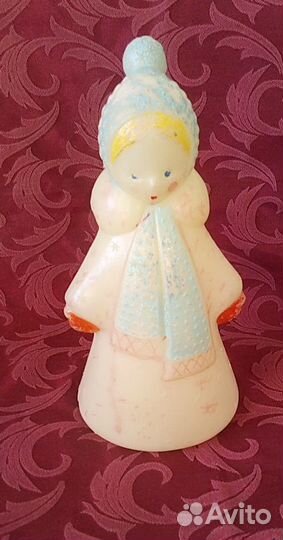 Снегурочка и девочка СССР пластик