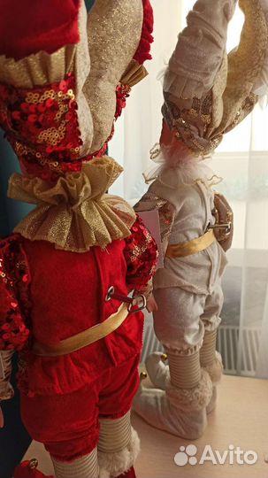 Кукла механическая шут 55 см/ новая