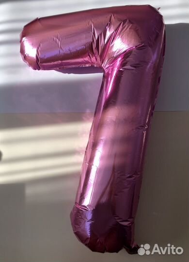 Шар цифра 7 6 9 кукла лол большая фольгированная