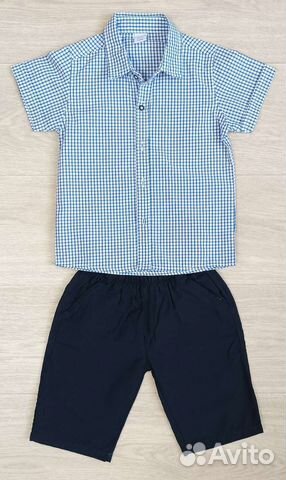 Костюм для мальчика рубашка и шорты-бриджи