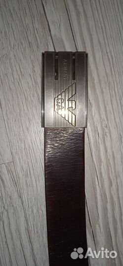 Кожаный ремень Armani мужской