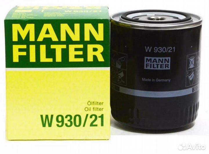 Фильтр масляный манн