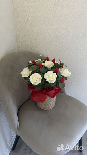 Букет цветов из мыла