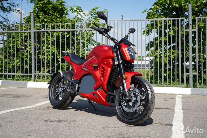 Электромотоцикл ECO-diavel красный