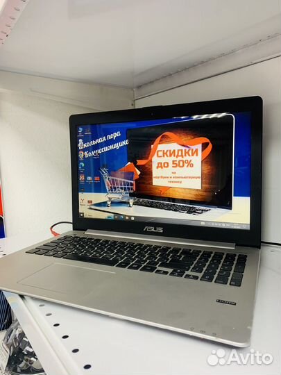 Ноутбук Asus i3-4030 1.9Ghz 4ram 1TB Gf840m k4