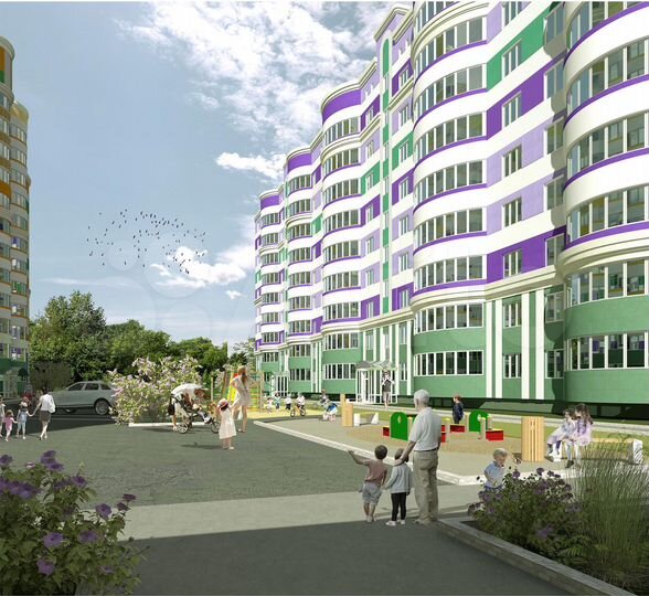 2-к. квартира, 59 м², 6/11 эт.