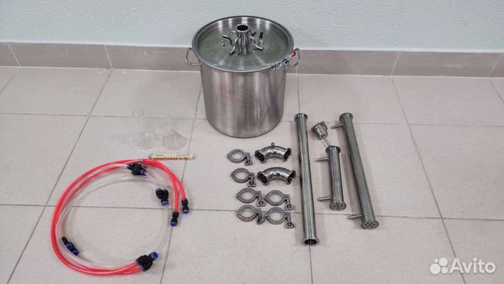 Самогонный аппарат люкссталь 20 литров 1.5 дюйма