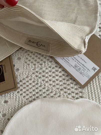 Шапочка для новорожденного из хлопка 56 68