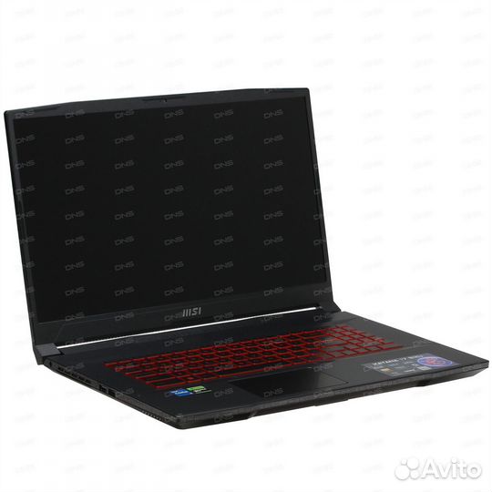 Игровой ноутбук msi 17” i5/RTX3050