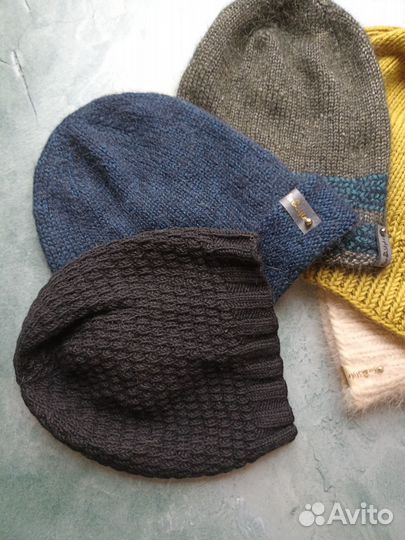 Шапки вязаные ручная работа