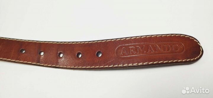 Кожаный ремень без пряжки