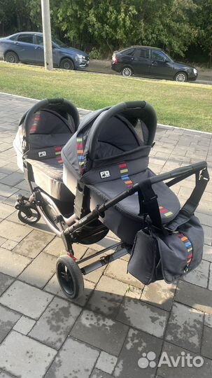 Коляска для двойни 2 в 1