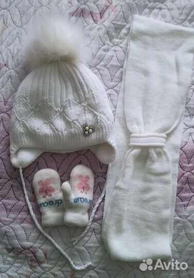 Комплект шапка и шарф