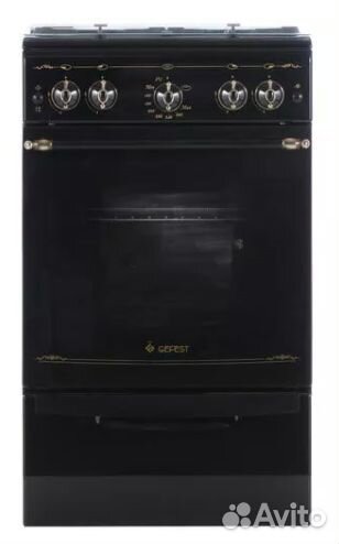 Плита газовая gefest 5100-02 0187 (чер.)