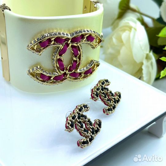 Серьги Chanel