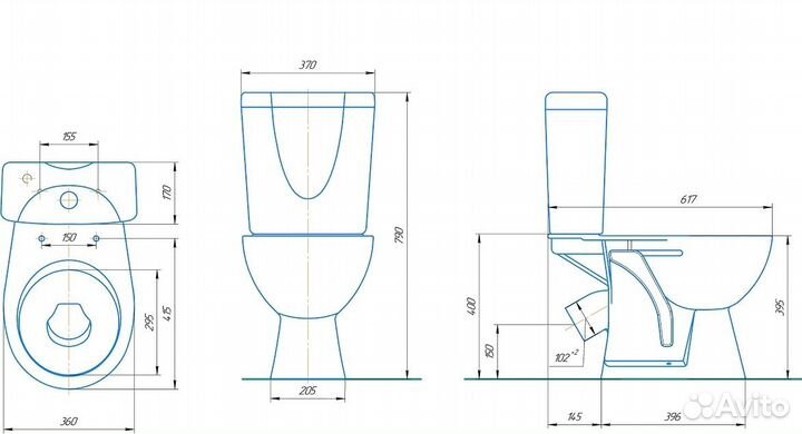 Унитаз-компакт 