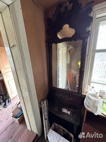 Трюмо, трельяж,зеркало с консолью, антиквариат