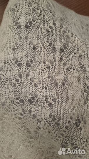 Пуховый платок паутинка