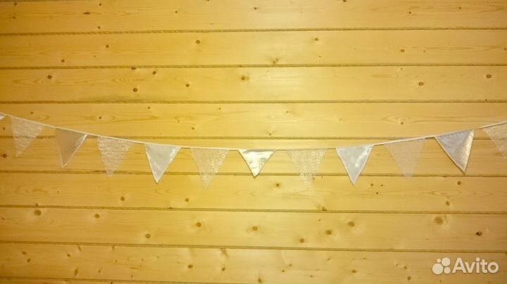 Гирлянда-флажки кружево