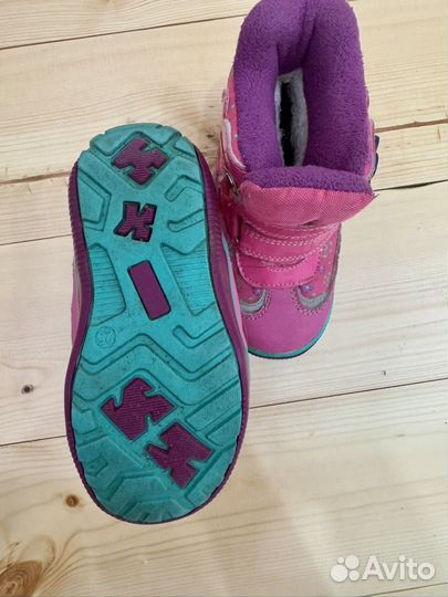 Ботинки зимние для девочки 25 размер
