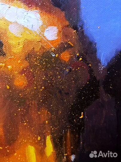 Картина маслом «Ноктюрн 002»