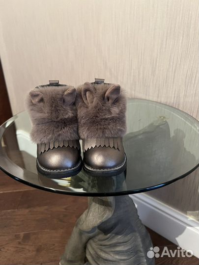 Сапоги натуральный мех