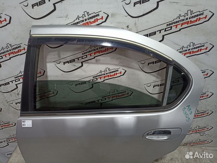 Дверь nissan cefiro maxima A33 PA33 H21012Y0CA задняя левая серебро, KLO S3515