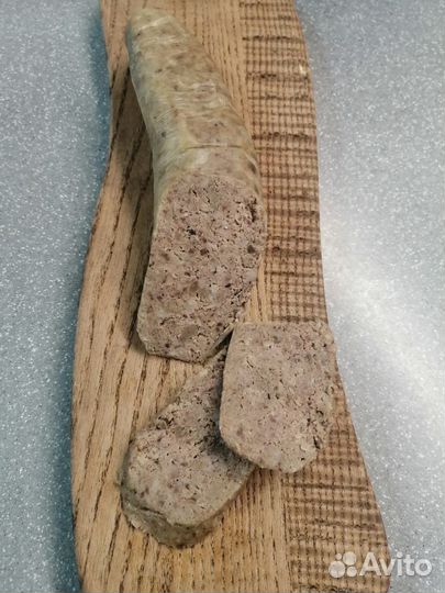 Домашняя колбаса копченая