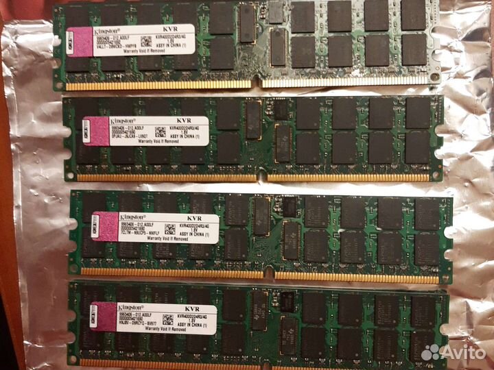 Оперативная память DDR4 / DDR3 / DDR2