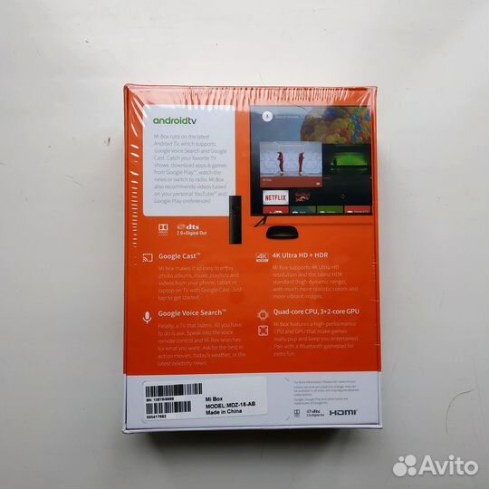 Медиаплеер xiaomi MI TV BOX 3. Модель MDZ-16-AB