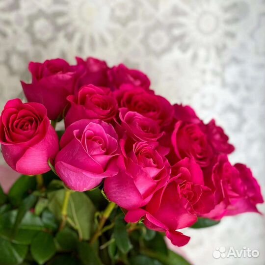 Цветы розы букет