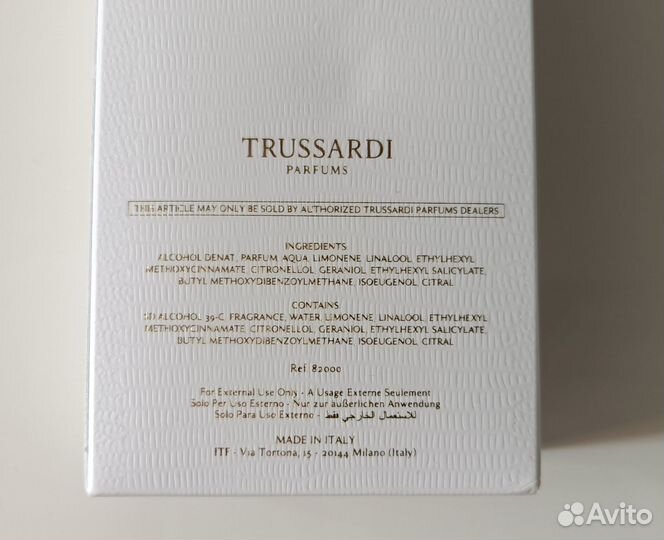 Trussardi donna 30 мл