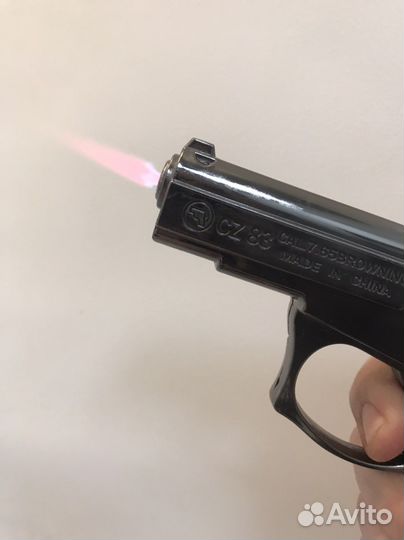 Металлическая турбо зажигалка CZ83