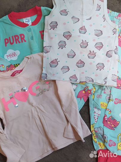 Пакет одежды для девочки 3-4 года