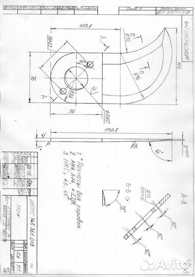 Ножи для куттера ипкс
