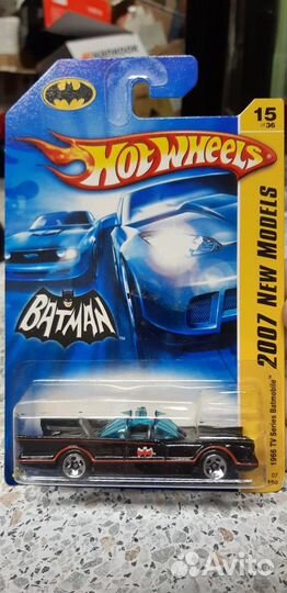 Модель Hot Wheels 1966 TV Series Batmobile. 2007