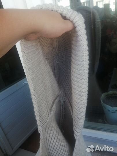 Капор-снуд 2 в 1, с ушками