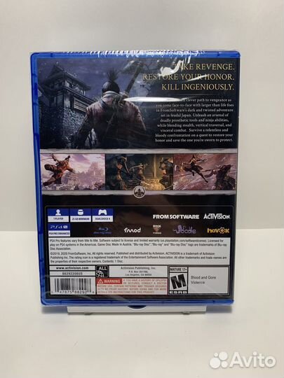 Игры PS4: Sekiro Shadows Die Twice goty edition