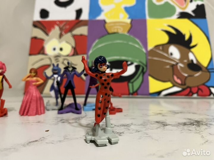 Леди баг и супер кот киндер игрушки фигурки