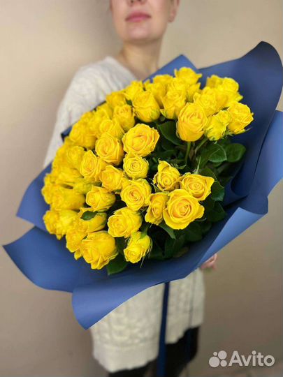 Букет из 51 розы за 50